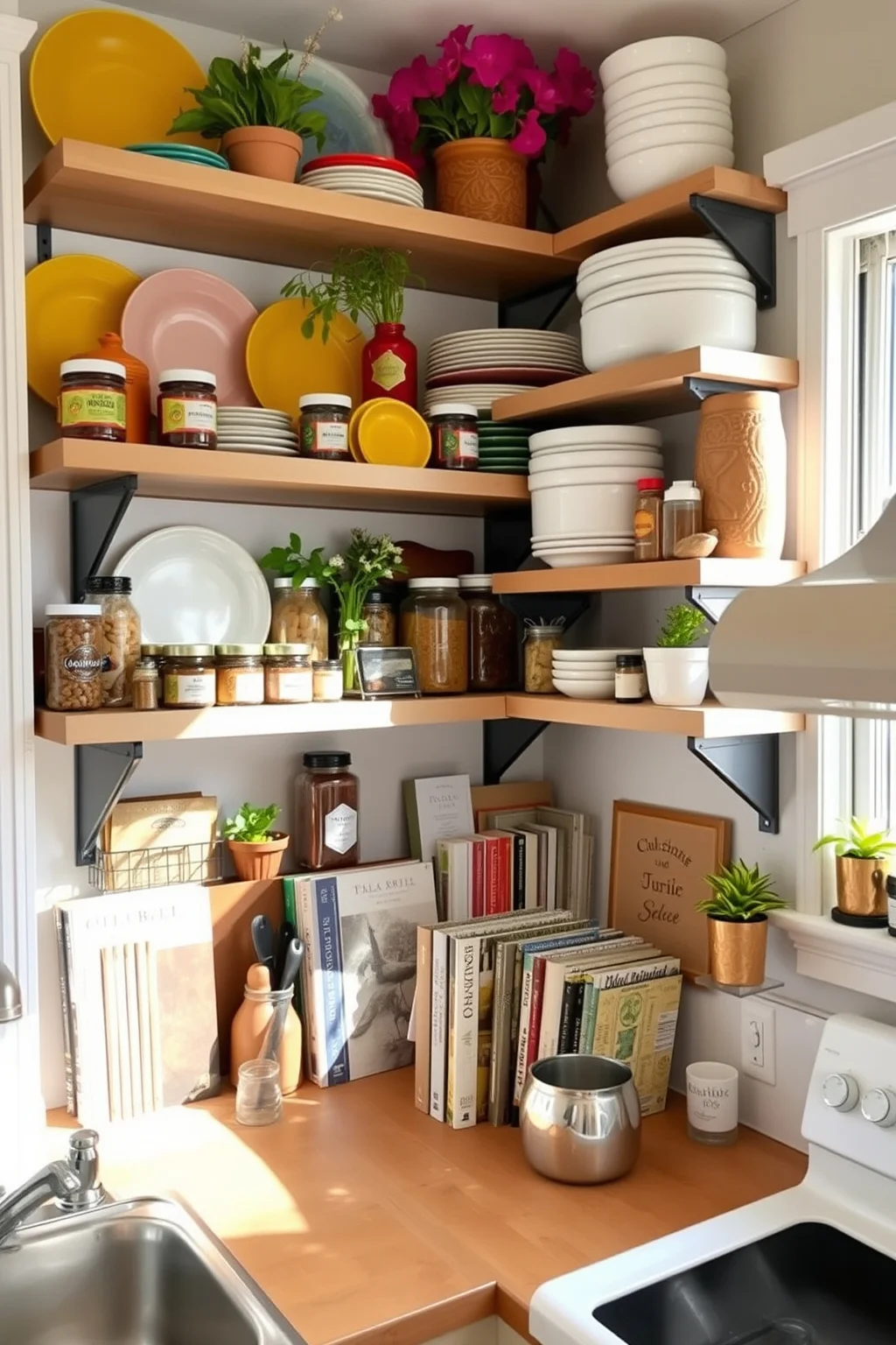 1. Open Shelving