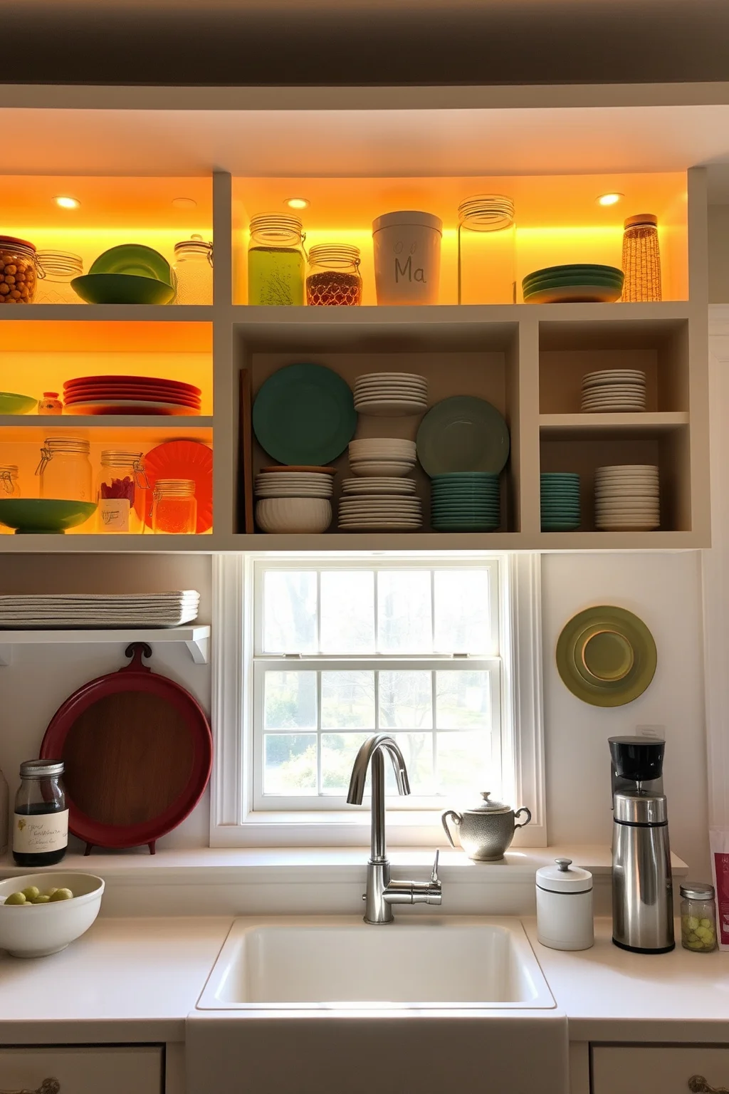 1. Open Shelving
