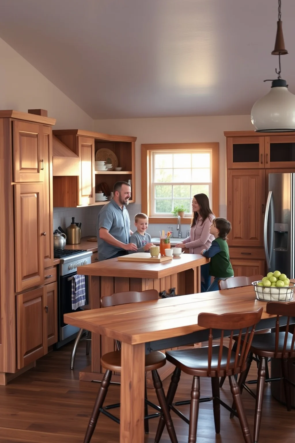 1. Warm Wood Accents