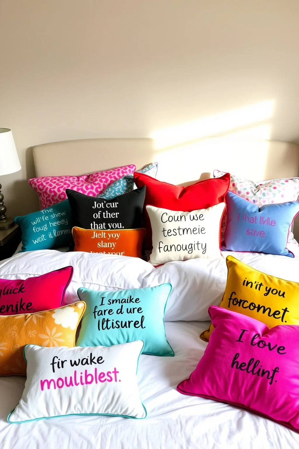 12. Personalized Throw Pillows