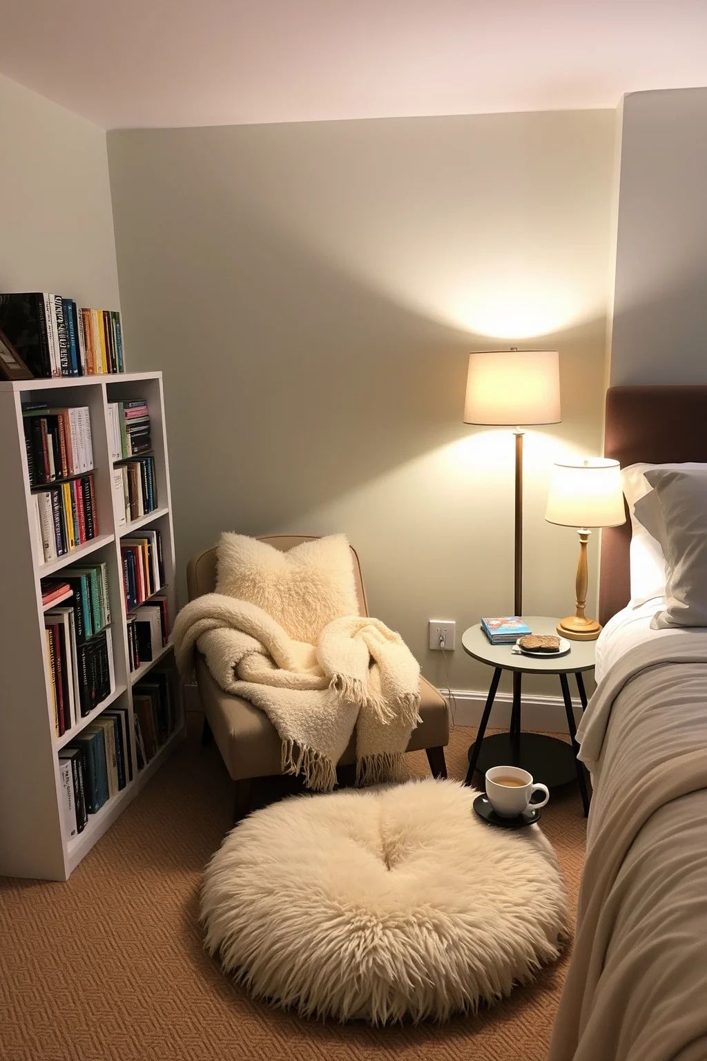 14. Cozy Bedside Reading Nook
