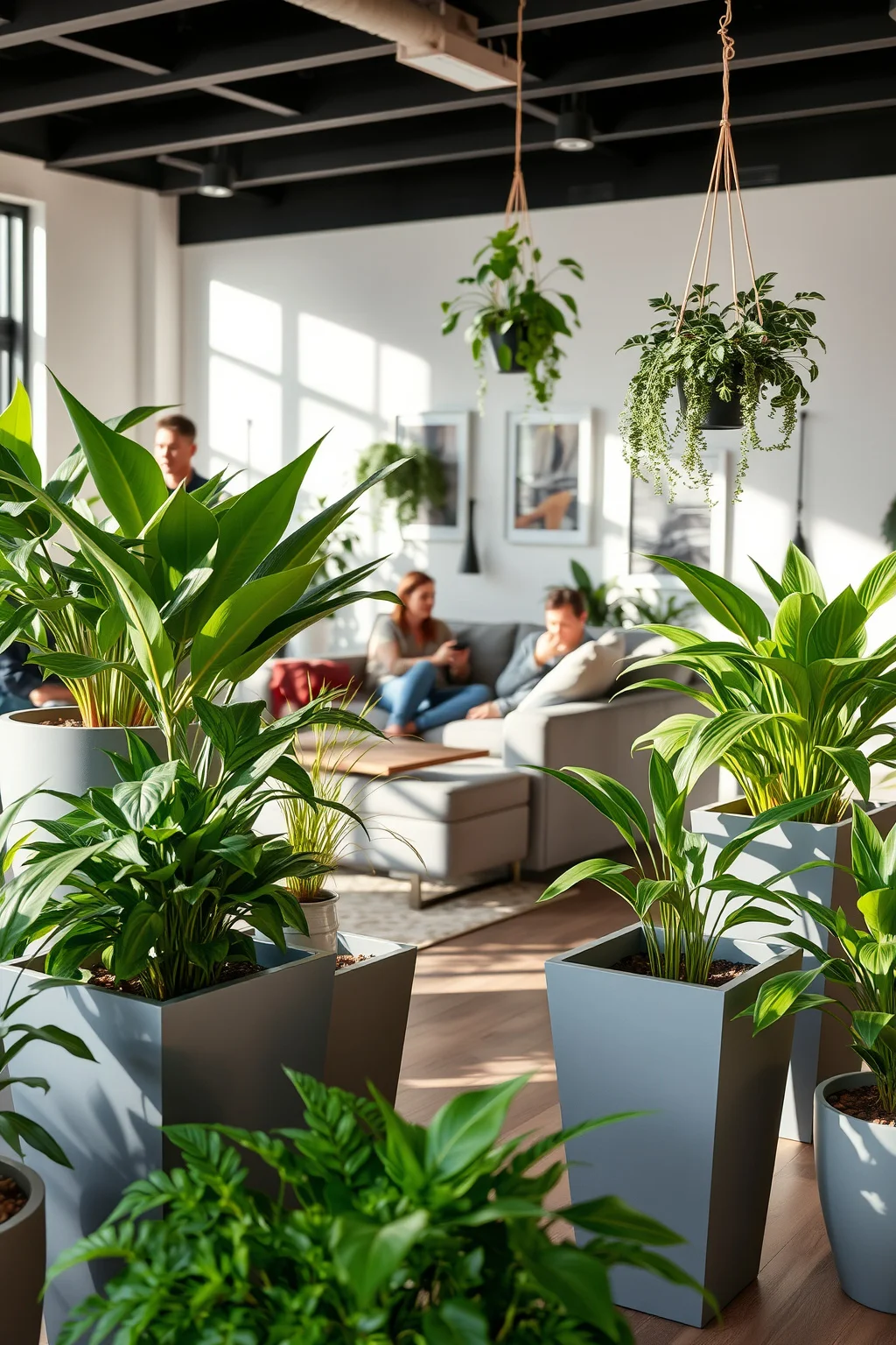 14. Gray Plants and Planters