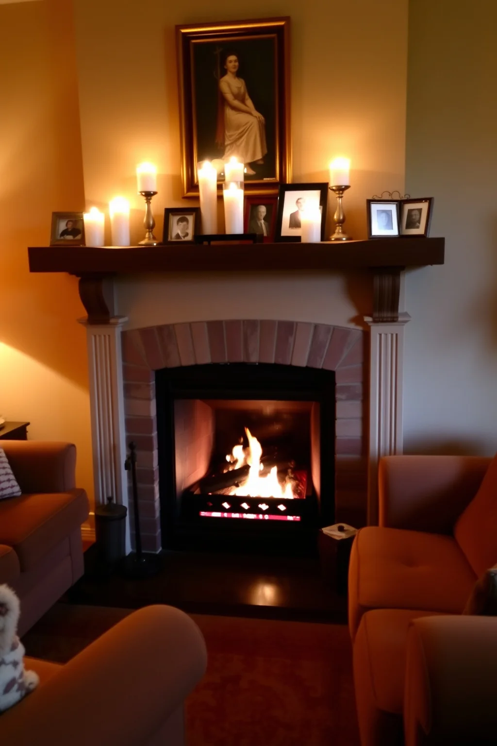 15. Cozy Fireplaces