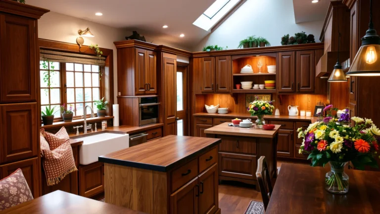 15 Cozy Kitchen Design Ideas Full of Warm Charm