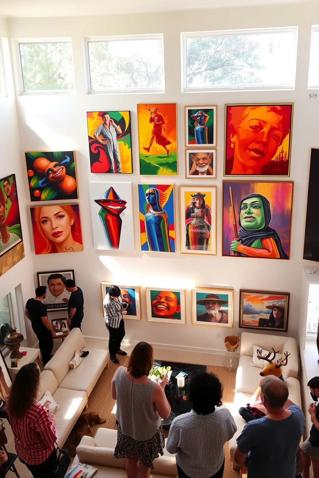 2. Bright Artwork