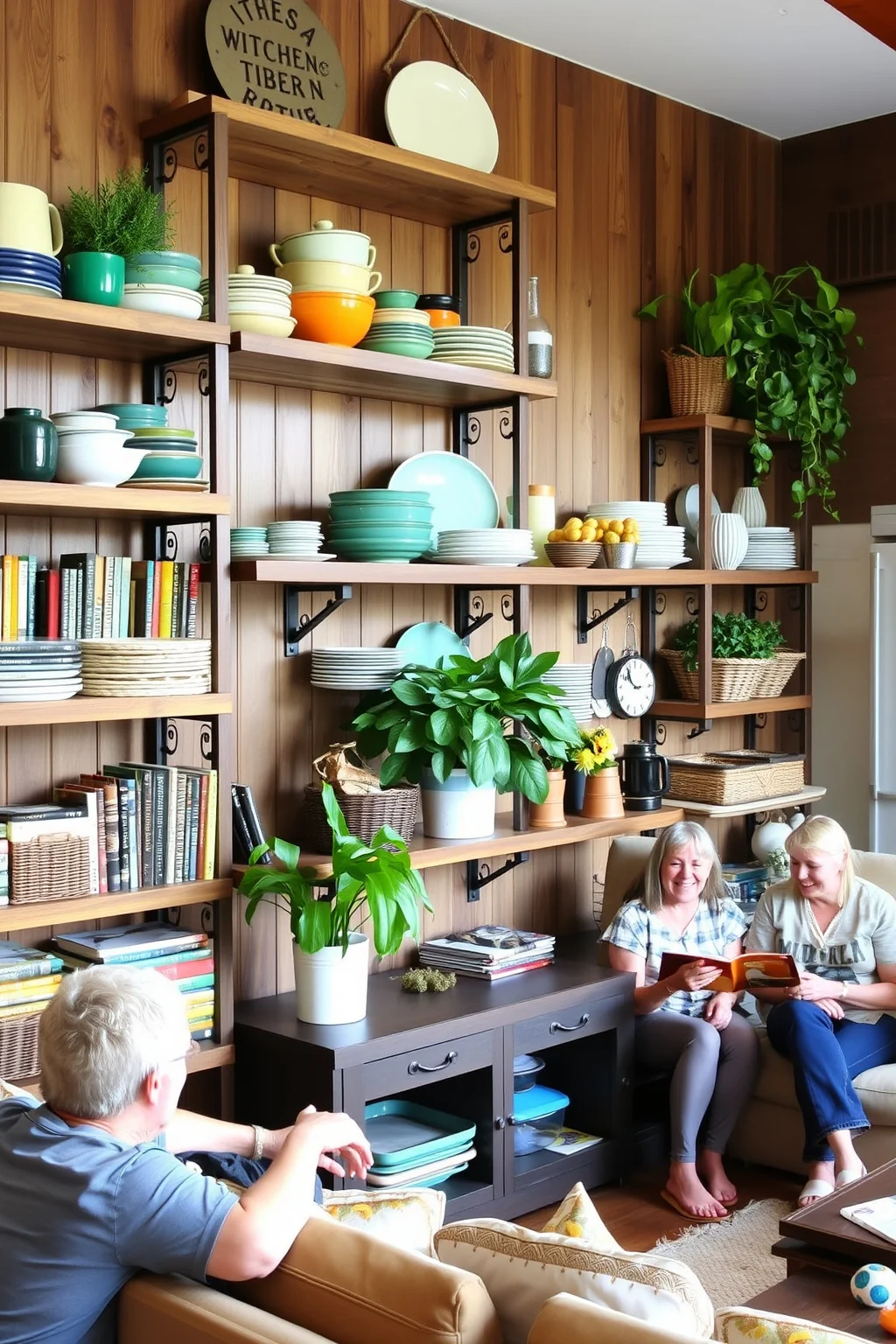2. Use an Open Shelving System