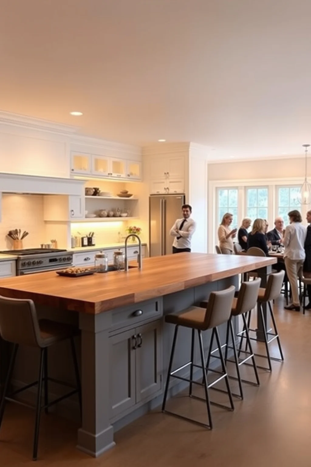 3. Incorporate a Kitchen Island