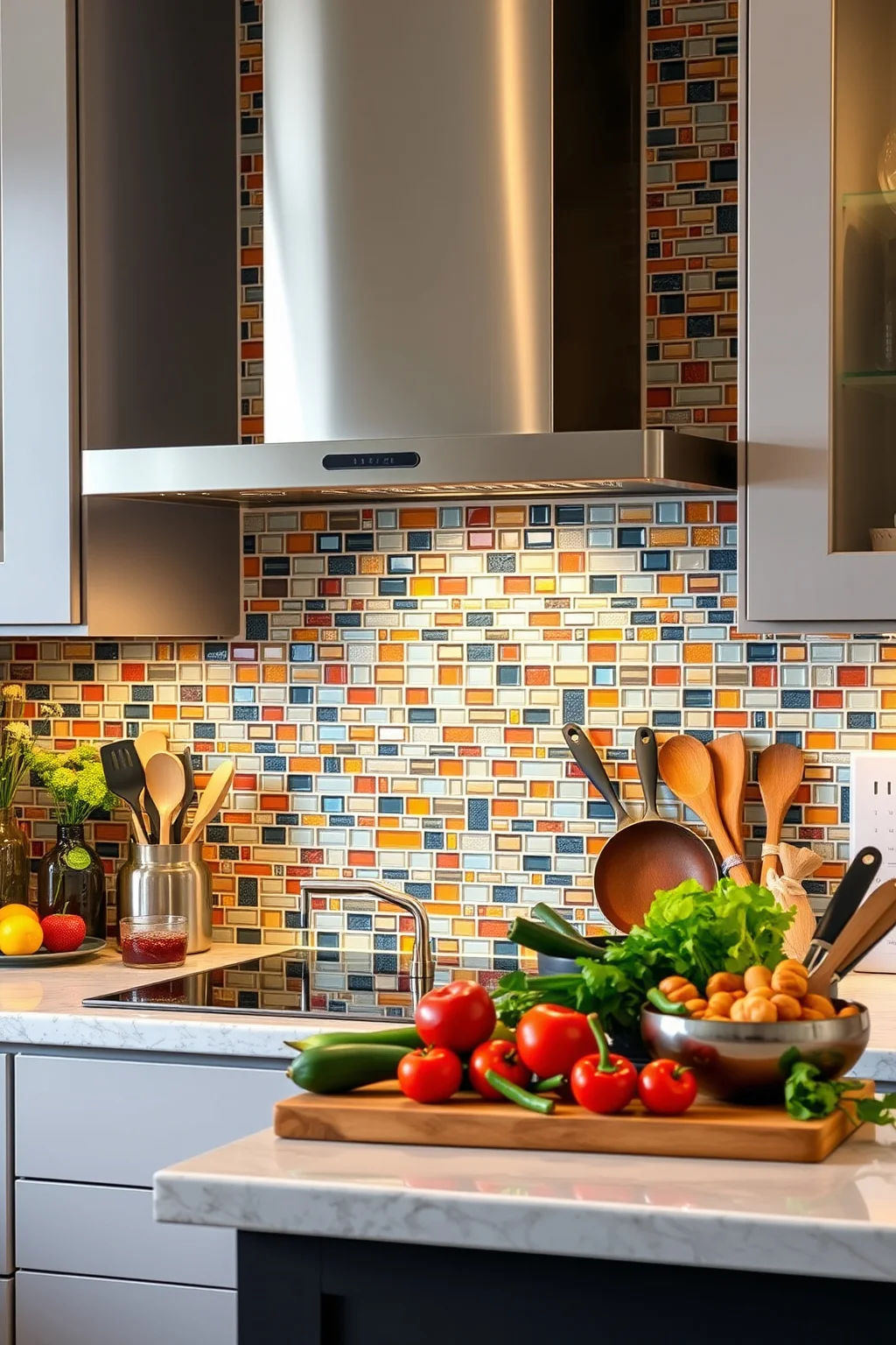 3. Stylish Backsplashes