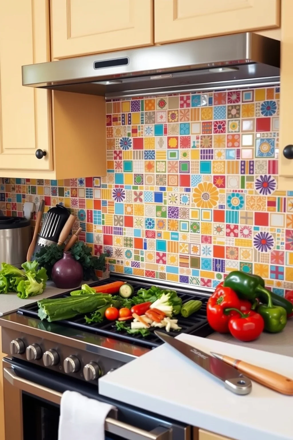 4. Colorful Backsplashes