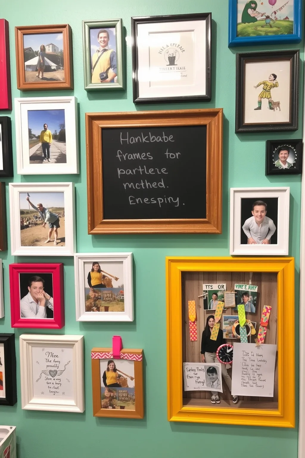 4. Creative Wall Art Gallery