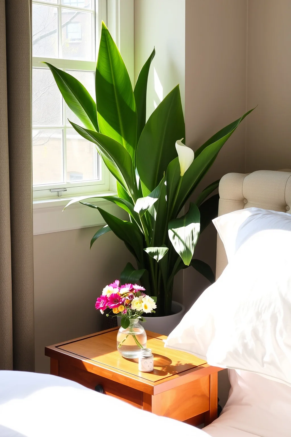 4. Fresh Flowers or Plants