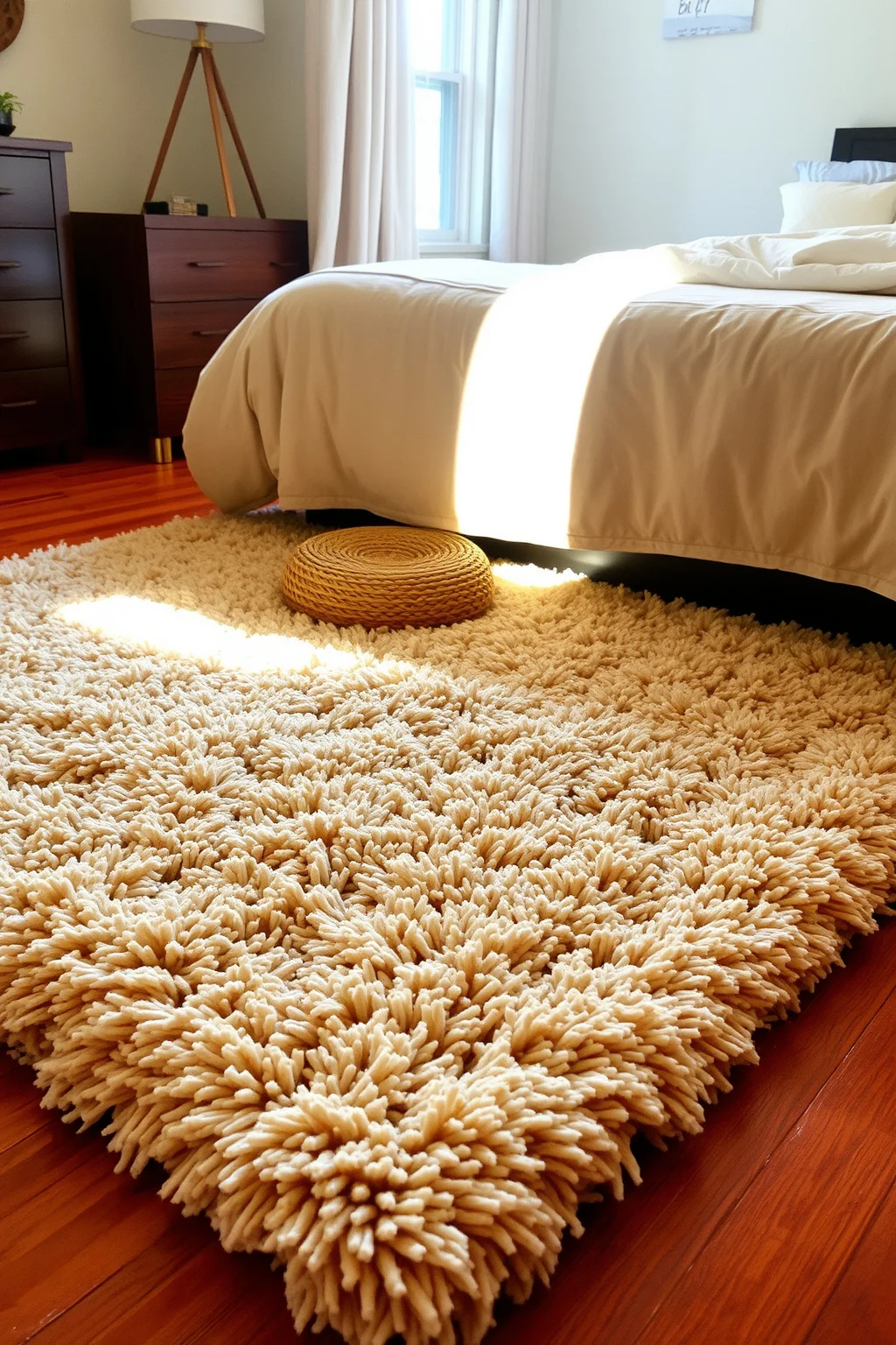 5. Textured Rugs