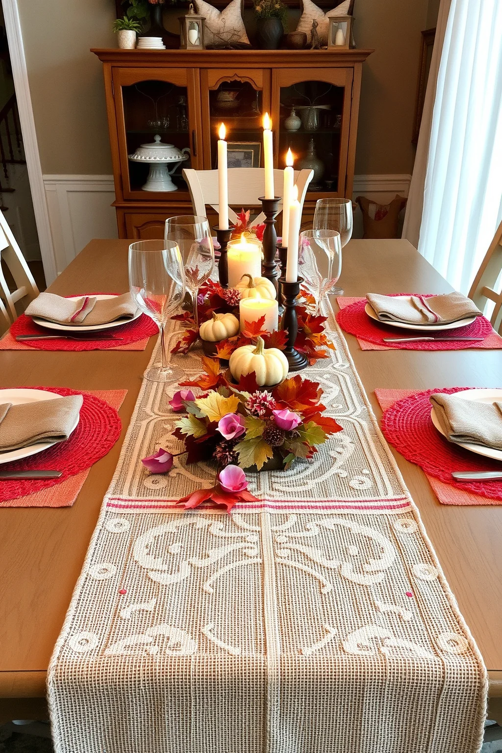 5. Textured Table Runner