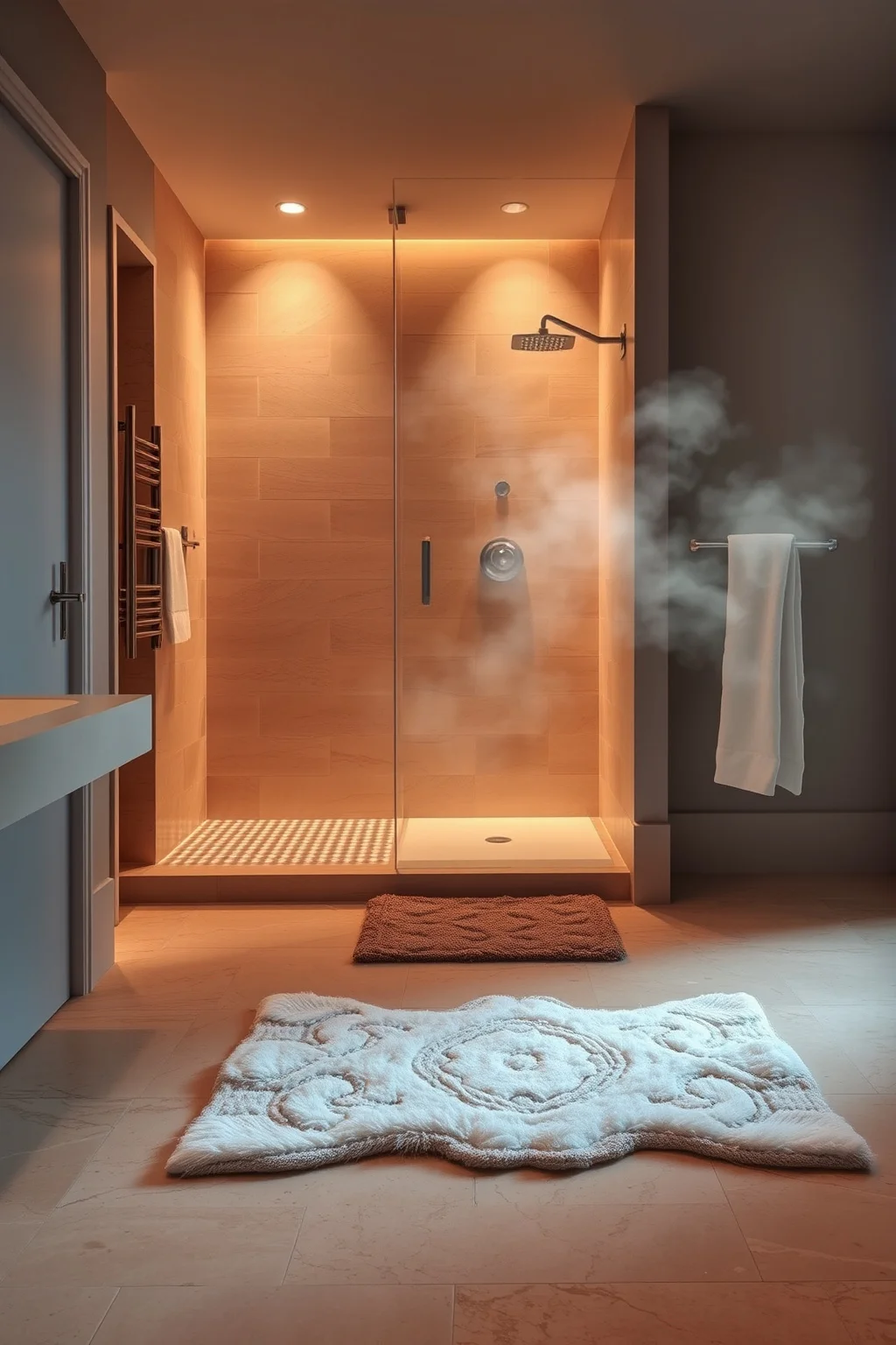 7. Warmth with Heated Floors