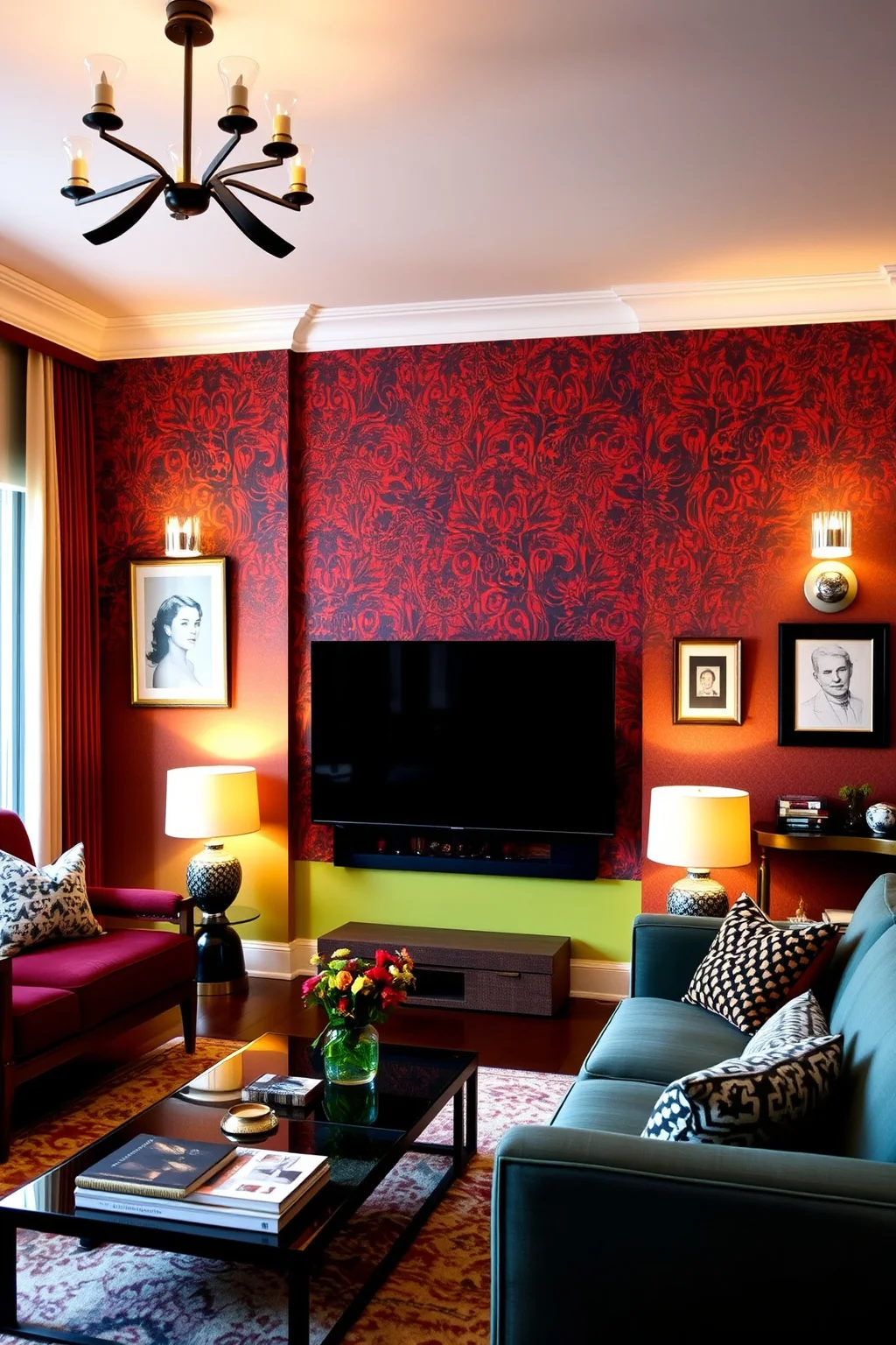 8. Colorful Accent Walls