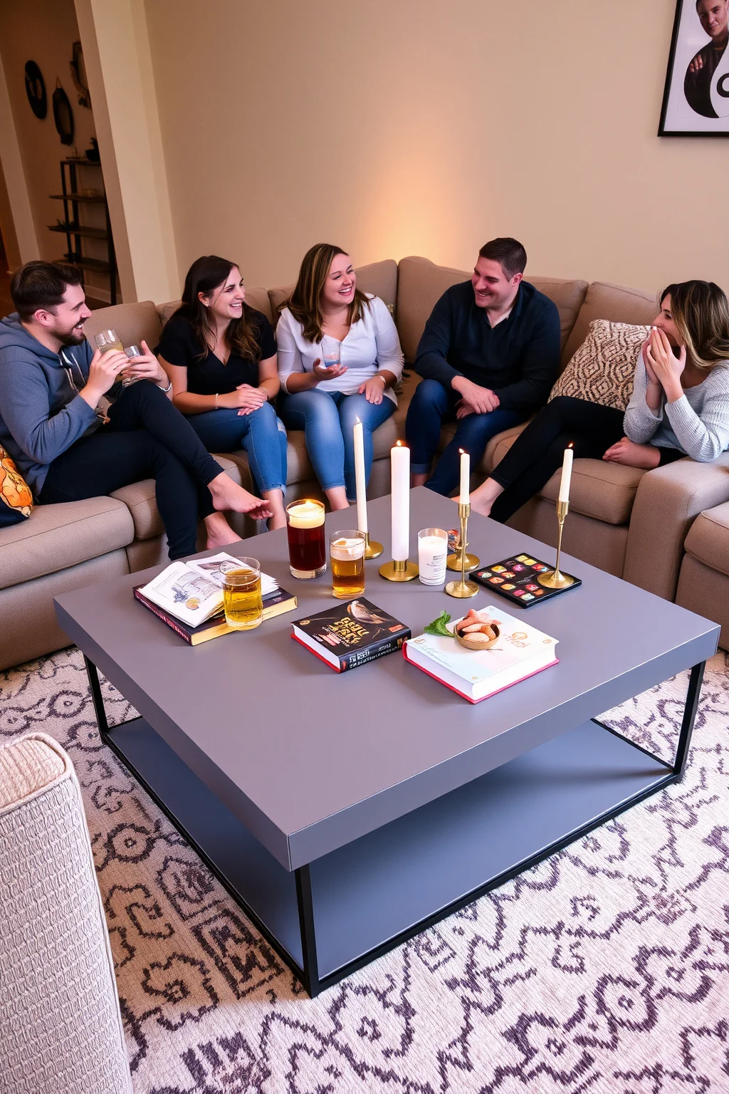 8. Gray Coffee Table