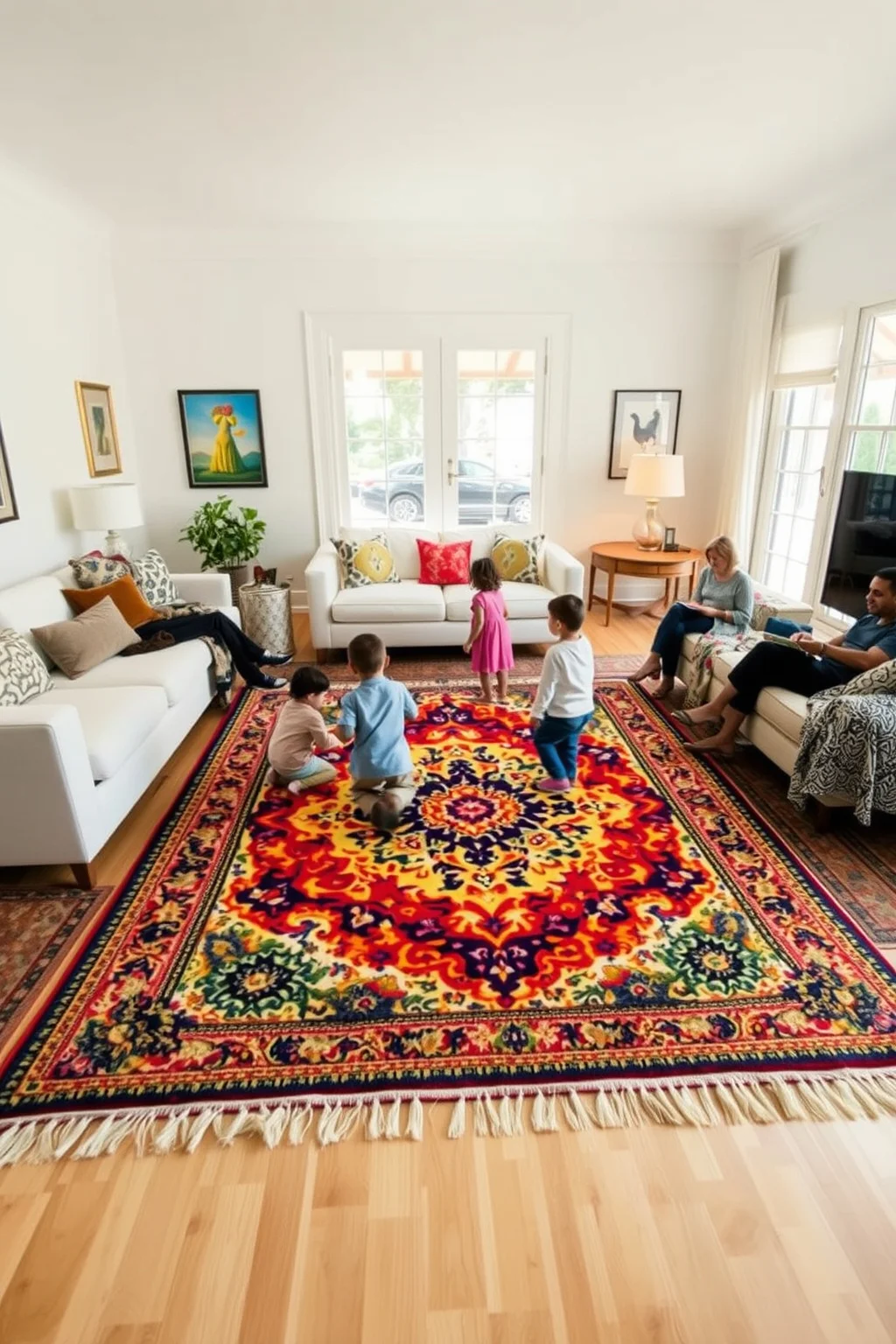 9. Statement Rugs