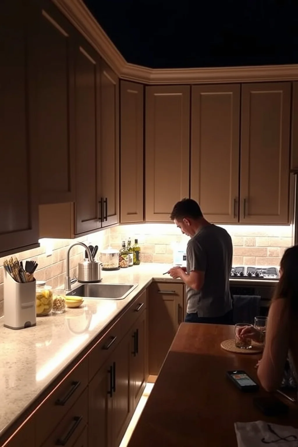 9. Under-Cabinet Lighting