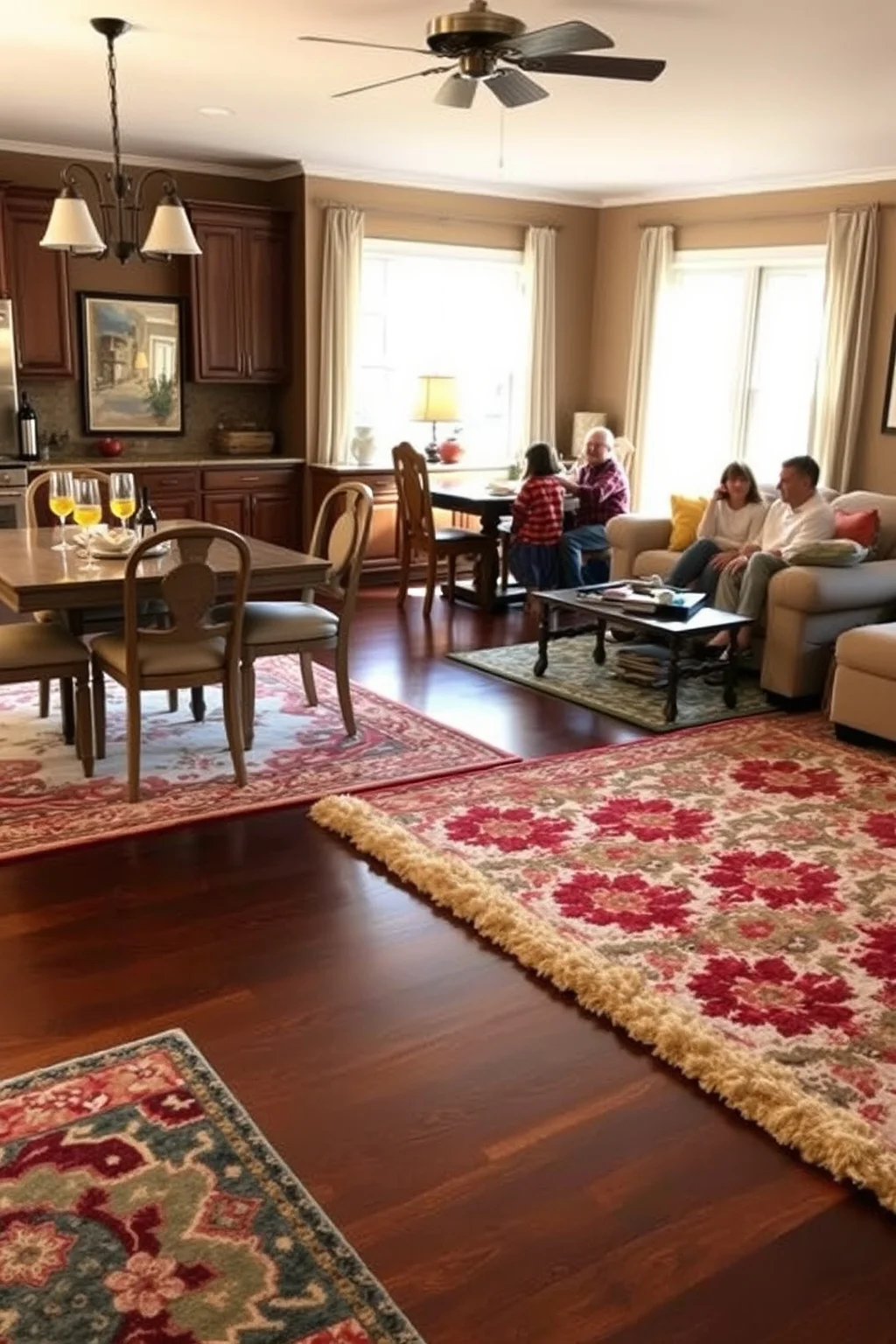 9. Use Area Rugs to Define Spaces